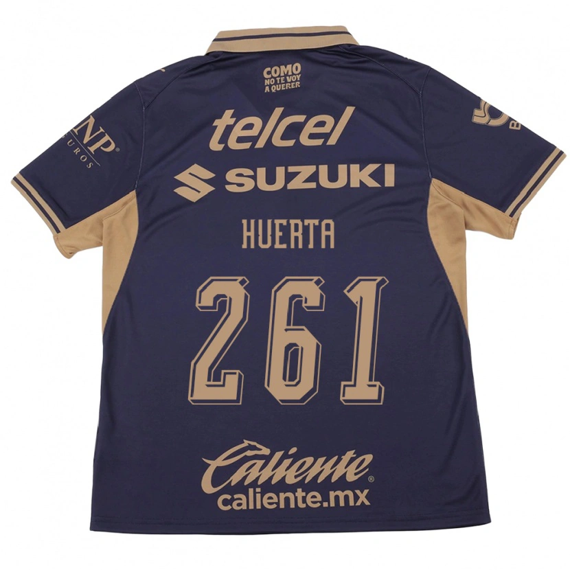 Danxen Uomo Maglia José Huerta #261 Viola Marrone Kit Gara Home 2026/27 Maglietta