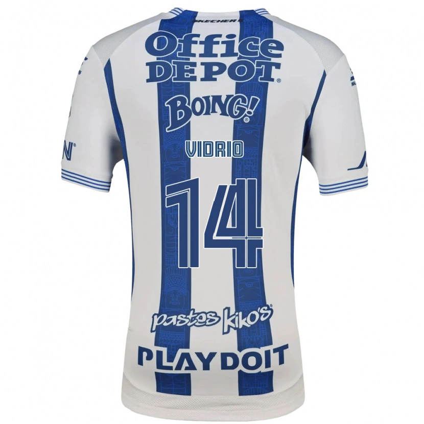 Danxen Uomo Maglia Nailea Vidrio #14 Bianco Blu Navy Kit Gara Home 2026/27 Maglietta