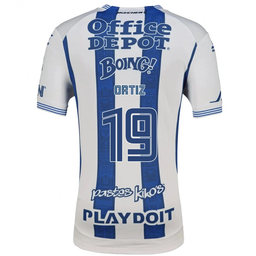 Danxen Uomo Maglia Celso Ortiz #19 Bianco Blu Navy Kit Gara Home 2026/27 Maglietta