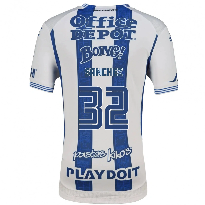 Danxen Uomo Maglia Luis Sanchez #32 Bianco Blu Navy Kit Gara Home 2026/27 Maglietta