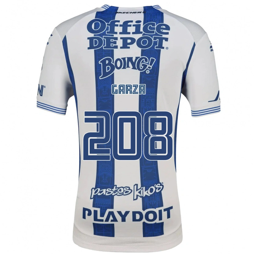 Danxen Uomo Maglia Ricardo Garza #208 Bianco Blu Navy Kit Gara Home 2026/27 Maglietta