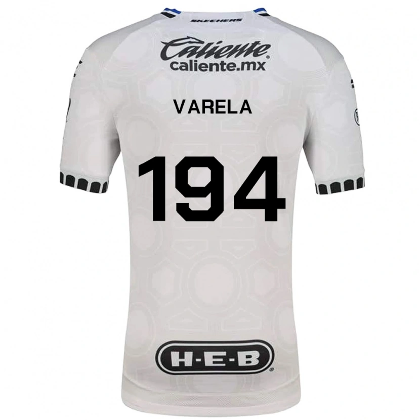 Danxen Uomo Maglia José Varela #194 Bianco Nero Blu Kit Gara Home 2026/27 Maglietta