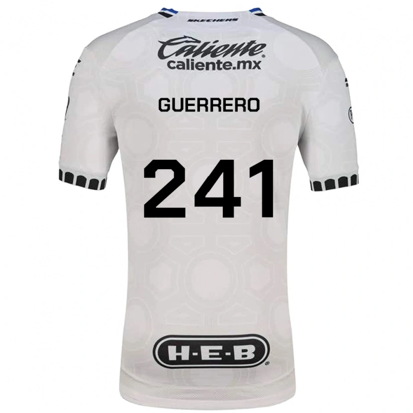 Danxen Uomo Maglia Emiliano Guerrero #241 Bianco Nero Blu Kit Gara Home 2026/27 Maglietta