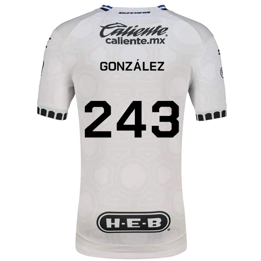 Danxen Uomo Maglia Leonardo González #243 Bianco Nero Blu Kit Gara Home 2026/27 Maglietta