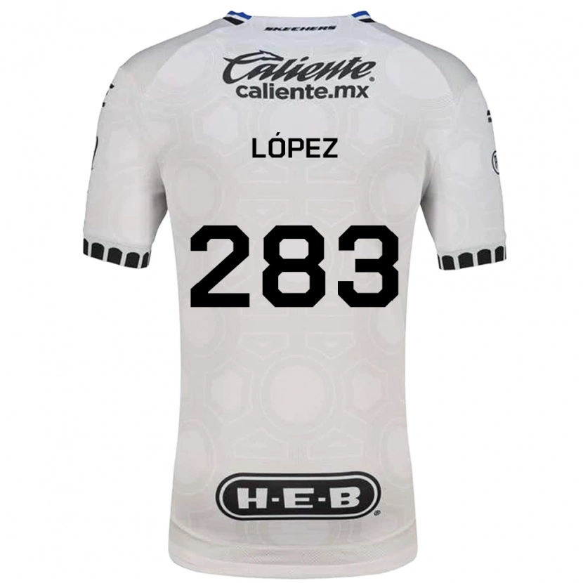 Danxen Uomo Maglia Ángel López #283 Bianco Nero Blu Kit Gara Home 2026/27 Maglietta