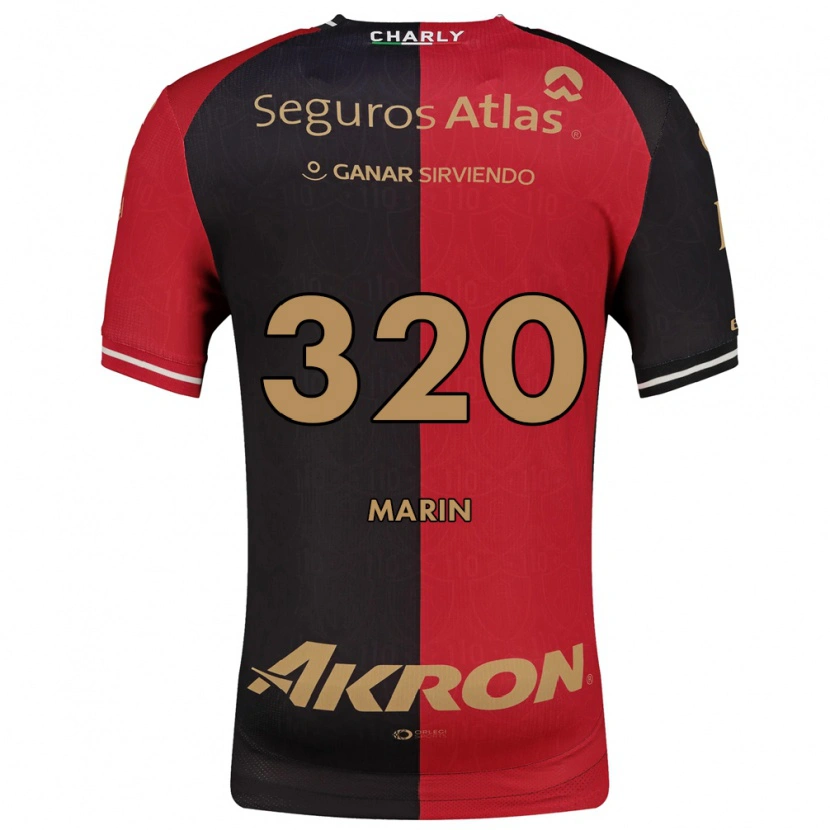 Danxen Uomo Maglia Donato Marín #320 Rosso Nero Marrone Kit Gara Home 2026/27 Maglietta