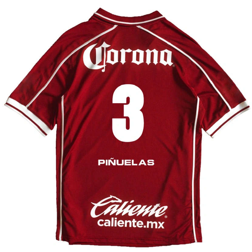 Danxen Uomo Maglia Fernando Piñuelas #3 Bianco Rosso Kit Gara Home 2026/27 Maglietta
