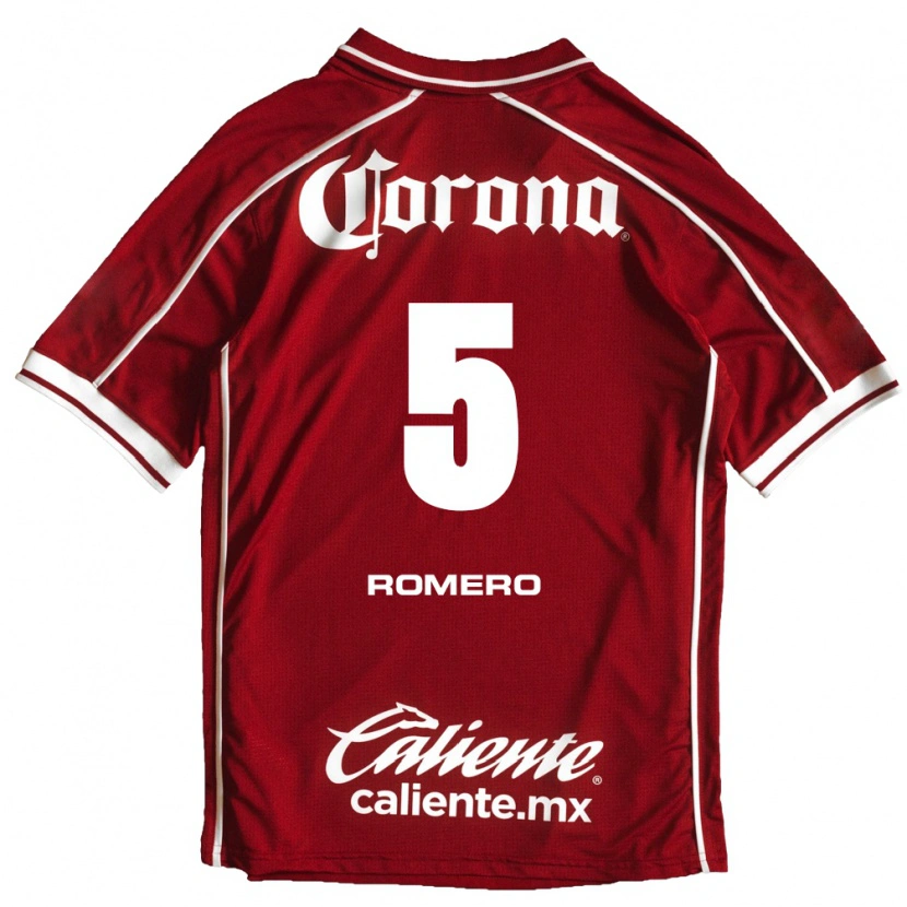 Danxen Uomo Maglia Franco Romero #5 Bianco Rosso Kit Gara Home 2026/27 Maglietta