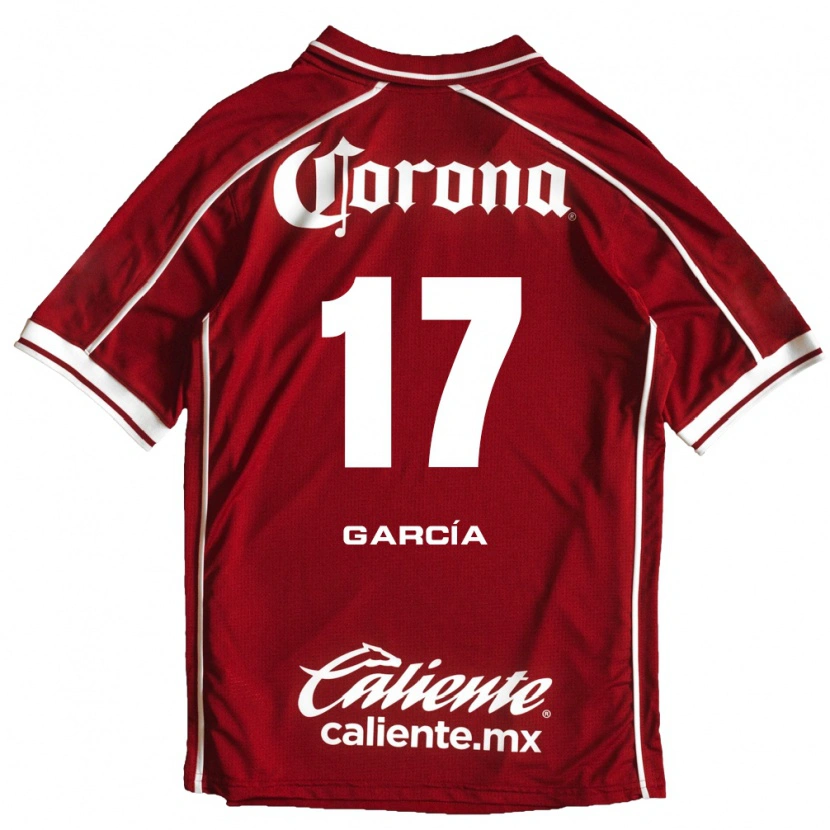 Danxen Uomo Maglia Brian García #17 Bianco Rosso Kit Gara Home 2026/27 Maglietta