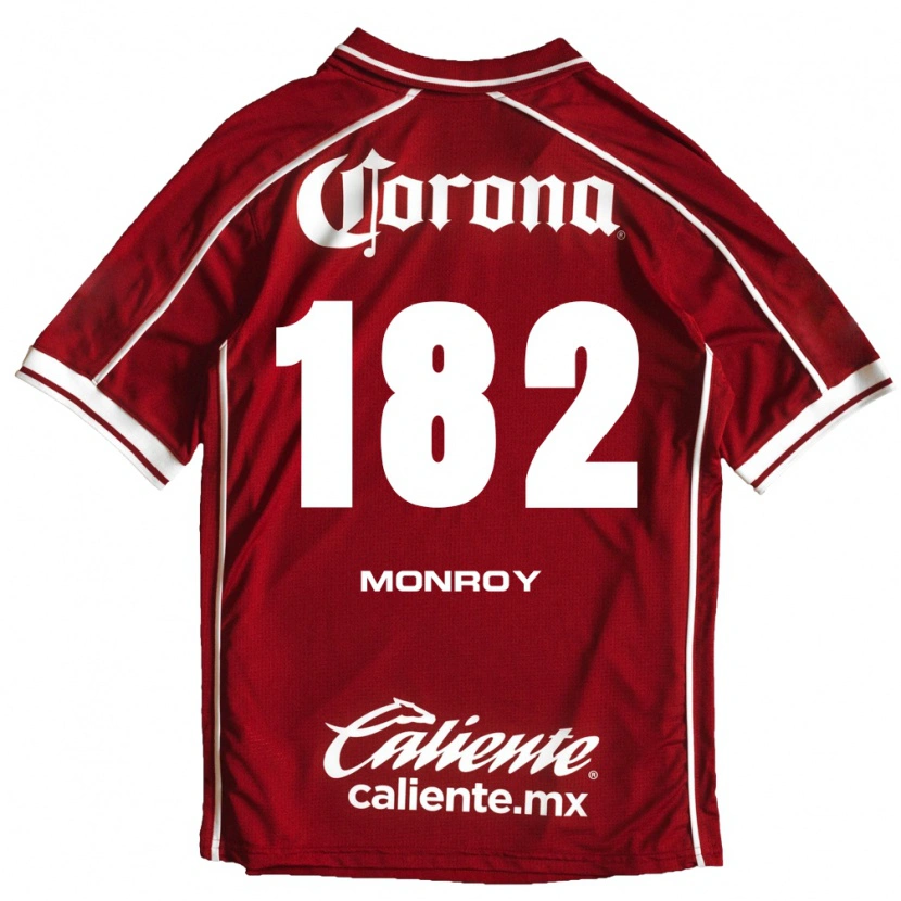 Danxen Uomo Maglia Brayan Monroy #182 Bianco Rosso Kit Gara Home 2026/27 Maglietta