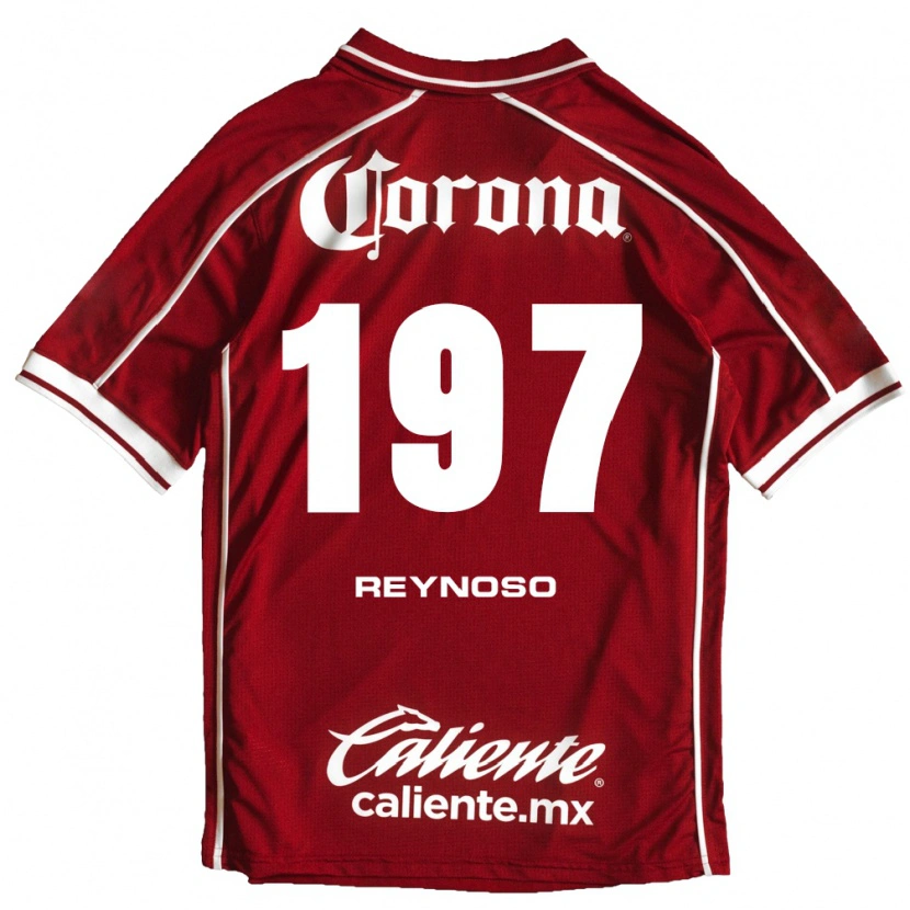 Danxen Uomo Maglia Daniel Reynoso #197 Bianco Rosso Kit Gara Home 2026/27 Maglietta