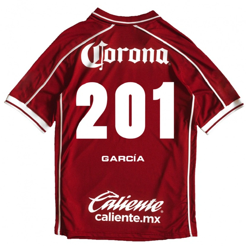 Danxen Uomo Maglia Eros García #201 Bianco Rosso Kit Gara Home 2026/27 Maglietta