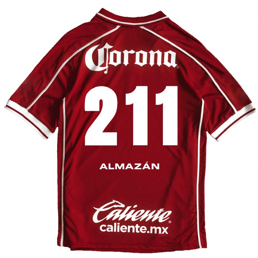 Danxen Uomo Maglia Fernando Almazán #211 Bianco Rosso Kit Gara Home 2026/27 Maglietta