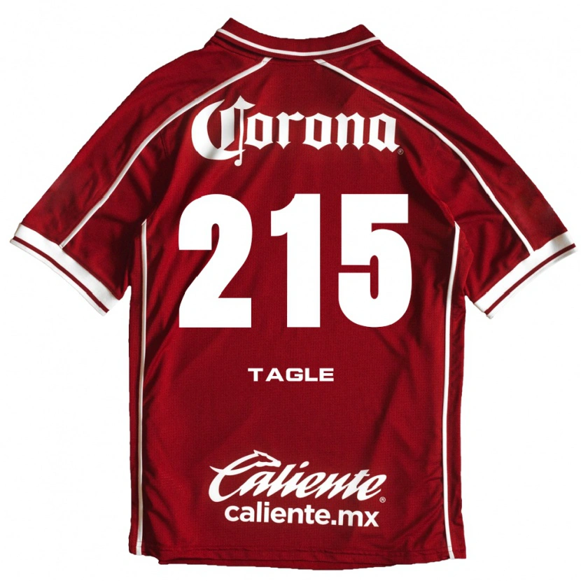 Danxen Uomo Maglia Alessandro Tagle #215 Bianco Rosso Kit Gara Home 2026/27 Maglietta