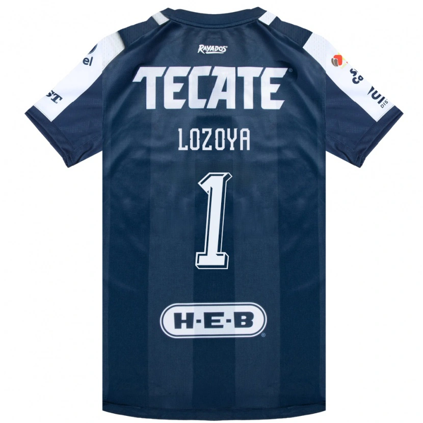 Danxen Uomo Maglia Claudia Lozoya #1 Bluinchiostro Bianco Rosso Kit Gara Home 2026/27 Maglietta