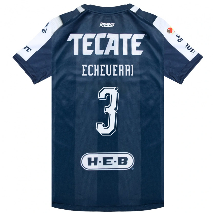 Danxen Uomo Maglia Isabella Echeverri #3 Bluinchiostro Bianco Rosso Kit Gara Home 2026/27 Maglietta