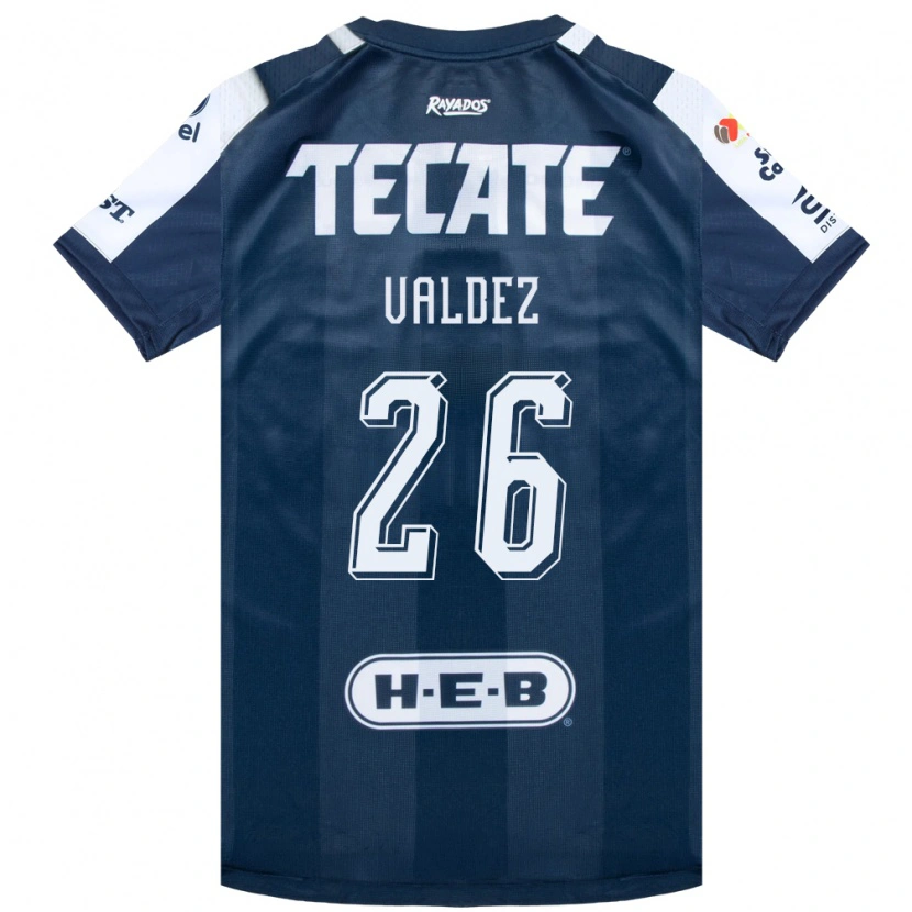 Danxen Uomo Maglia Valeria Valdez #26 Bluinchiostro Bianco Rosso Kit Gara Home 2026/27 Maglietta