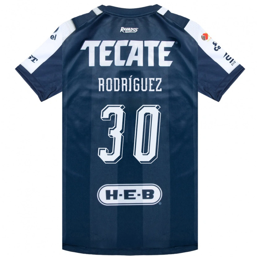 Danxen Uomo Maglia Jorge Rodríguez #30 Bluinchiostro Bianco Rosso Kit Gara Home 2026/27 Maglietta