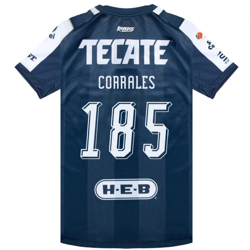 Danxen Uomo Maglia Ángel Corrales #185 Bluinchiostro Bianco Rosso Kit Gara Home 2026/27 Maglietta