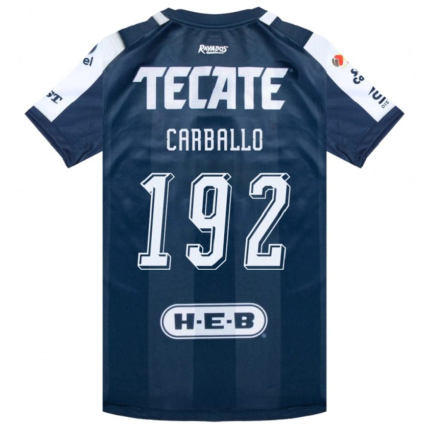 Danxen Uomo Maglia Erick Carballo #192 Bluinchiostro Bianco Rosso Kit Gara Home 2026/27 Maglietta