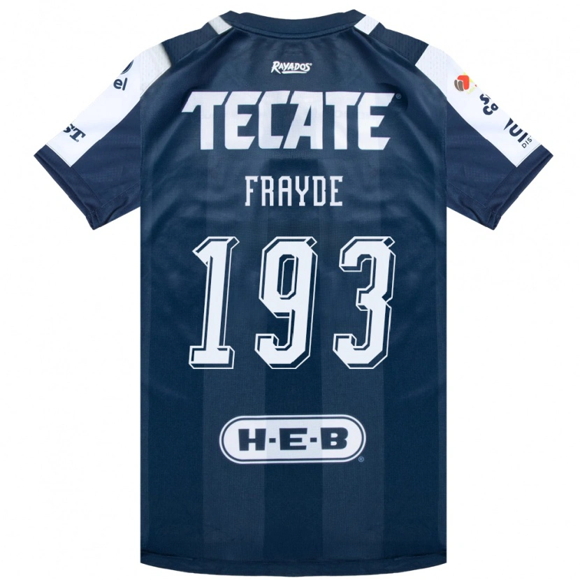 Danxen Uomo Maglia Carlos Frayde #193 Bluinchiostro Bianco Rosso Kit Gara Home 2026/27 Maglietta