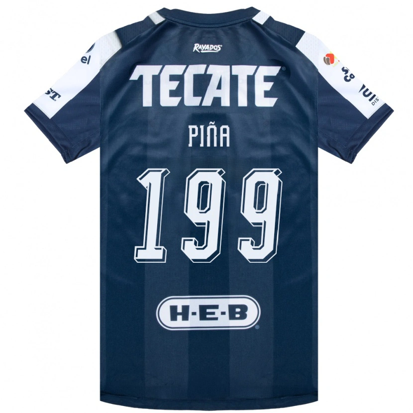 Danxen Uomo Maglia Ricardo Piña #199 Bluinchiostro Bianco Rosso Kit Gara Home 2026/27 Maglietta