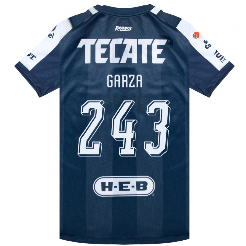 Danxen Uomo Maglia Juan Garza #243 Bluinchiostro Bianco Rosso Kit Gara Home 2026/27 Maglietta