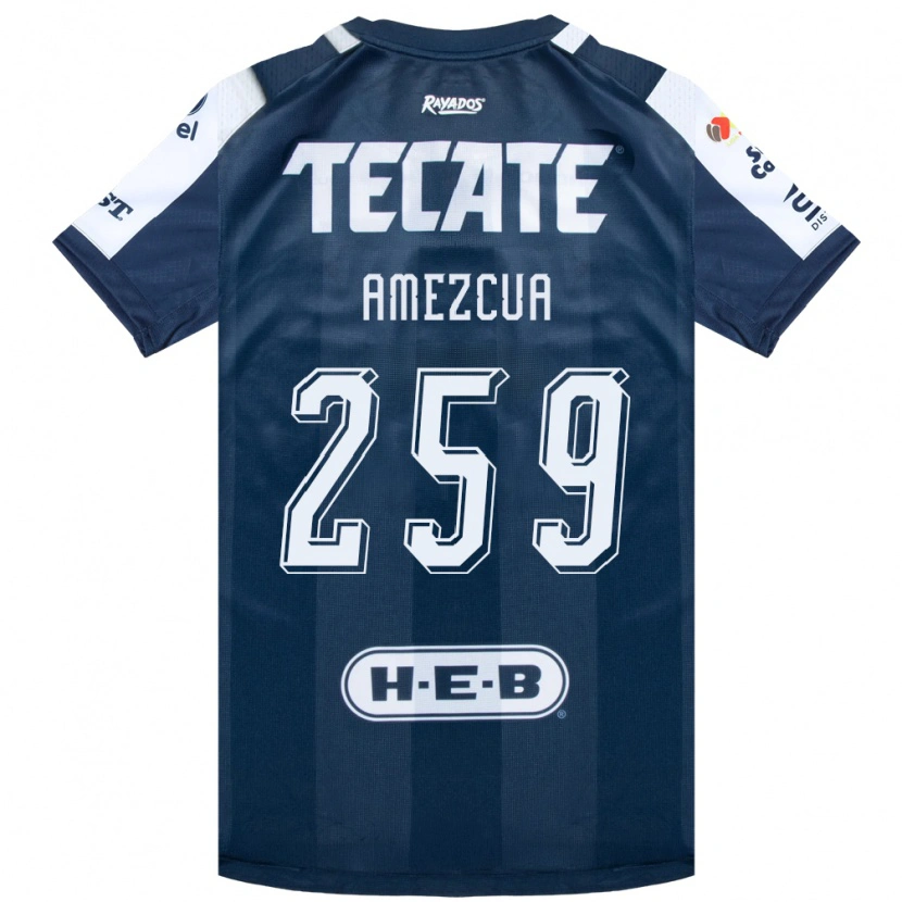 Danxen Uomo Maglia Ángel Amezcua #259 Bluinchiostro Bianco Rosso Kit Gara Home 2026/27 Maglietta