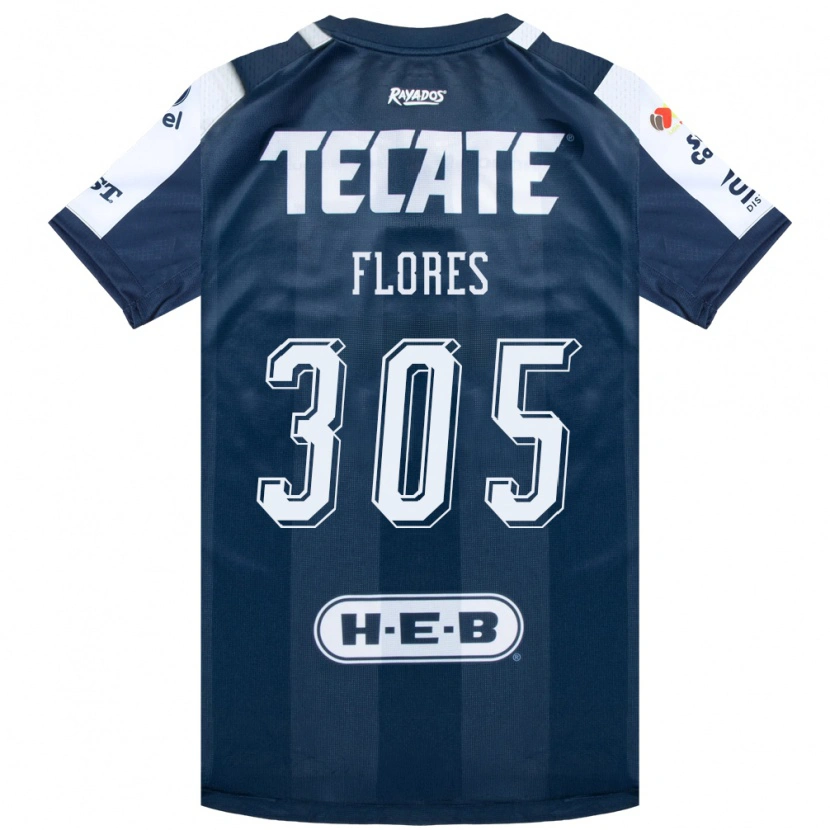 Danxen Uomo Maglia Santiago Flores #305 Bluinchiostro Bianco Rosso Kit Gara Home 2026/27 Maglietta