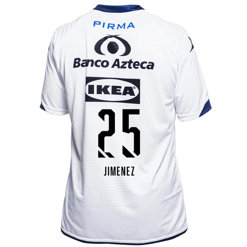 Danxen Uomo Maglia Miguel Jiménez #25 Bianco Nero Blu Kit Gara Home 2026/27 Maglietta