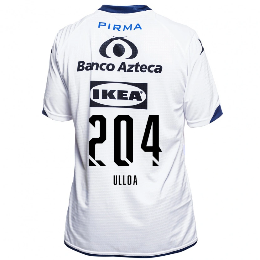 Danxen Uomo Maglia Santiago Ulloa #204 Bianco Nero Blu Kit Gara Home 2026/27 Maglietta