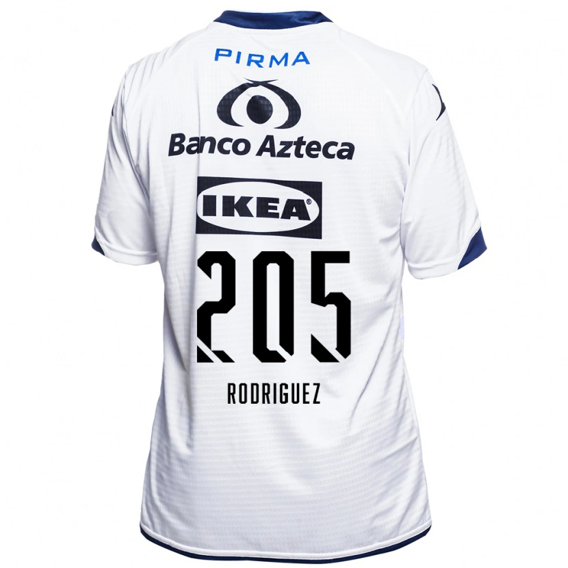Danxen Uomo Maglia Alberto Rodríguez #205 Bianco Nero Blu Kit Gara Home 2026/27 Maglietta