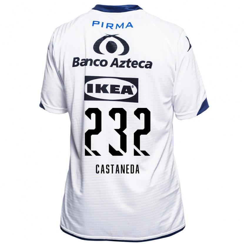 Danxen Uomo Maglia Ángel Castañeda #232 Bianco Nero Blu Kit Gara Home 2026/27 Maglietta