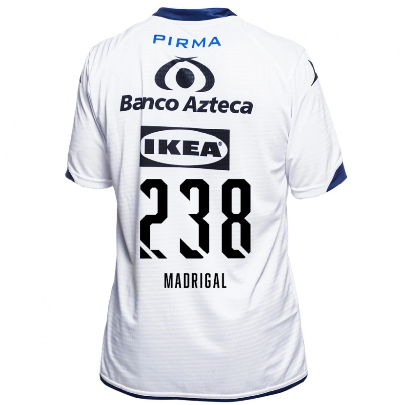 Danxen Uomo Maglia David Madrigal #238 Bianco Nero Blu Kit Gara Home 2026/27 Maglietta
