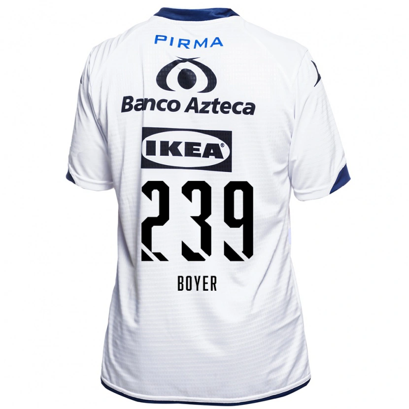 Danxen Uomo Maglia Mateo Boyer #239 Bianco Nero Blu Kit Gara Home 2026/27 Maglietta