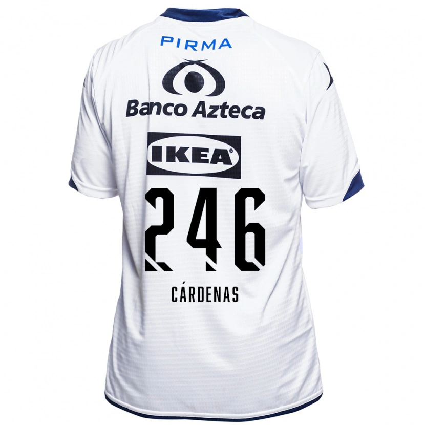 Danxen Uomo Maglia Enrique Cárdenas #246 Bianco Nero Blu Kit Gara Home 2026/27 Maglietta