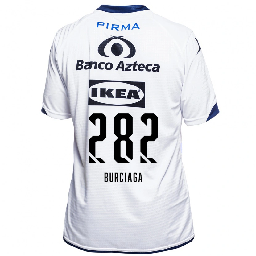 Danxen Uomo Maglia Emiliano Burciaga #282 Bianco Nero Blu Kit Gara Home 2026/27 Maglietta