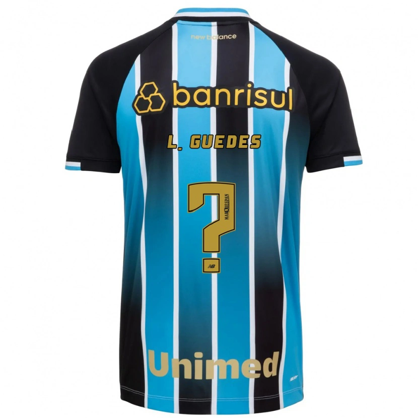 Danxen Uomo Maglia Luis Guedes #0 Blu Marrone Nero Kit Gara Home 2026/27 Maglietta