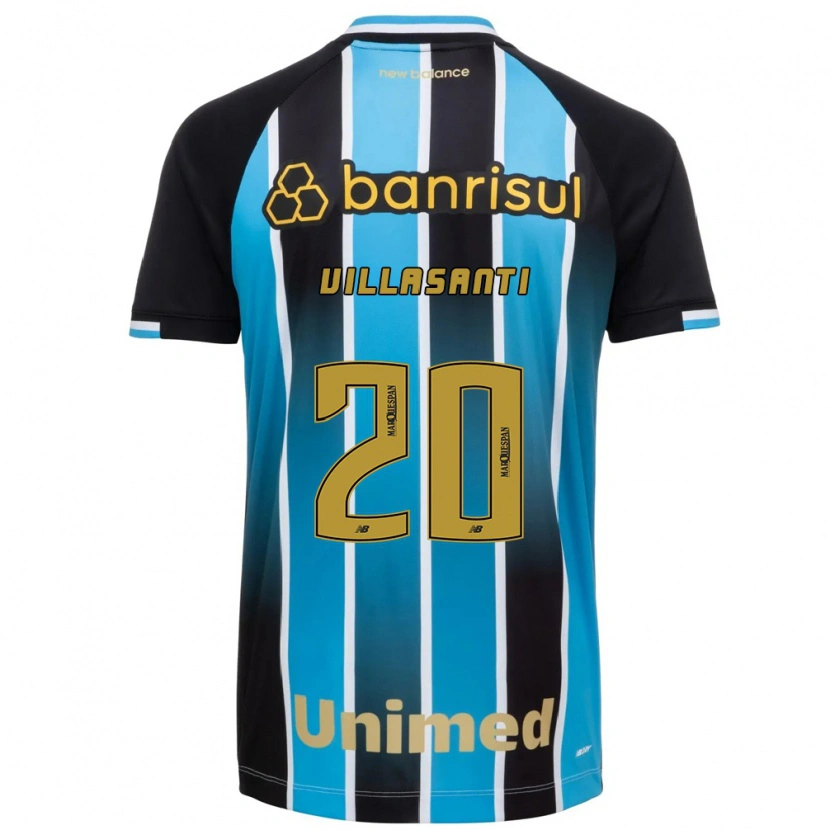 Danxen Uomo Maglia Mathías Villasanti #20 Blu Marrone Nero Kit Gara Home 2026/27 Maglietta