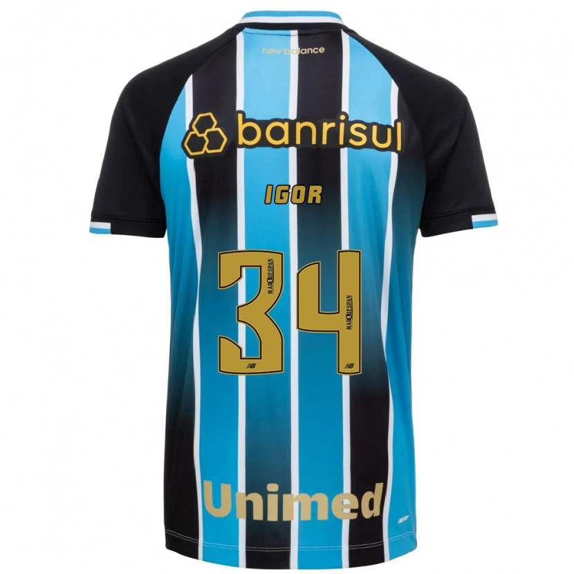 Danxen Uomo Maglia Igor #34 Blu Marrone Nero Kit Gara Home 2026/27 Maglietta