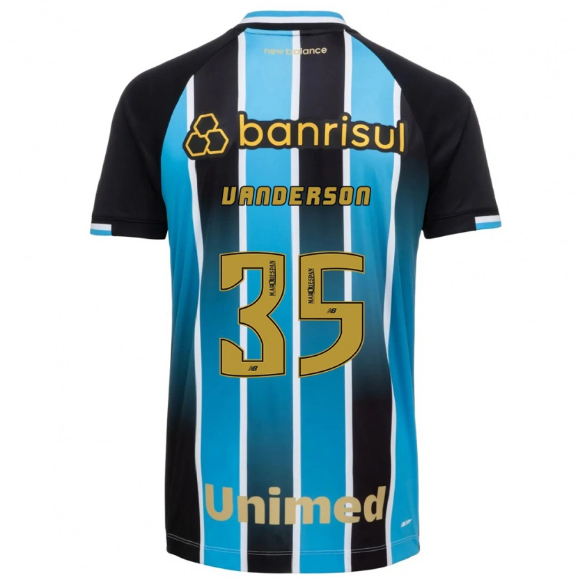 Danxen Uomo Maglia Vanderson #35 Blu Marrone Nero Kit Gara Home 2026/27 Maglietta