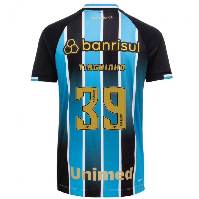 Danxen Uomo Maglia Tiaguinho #39 Blu Marrone Nero Kit Gara Home 2026/27 Maglietta