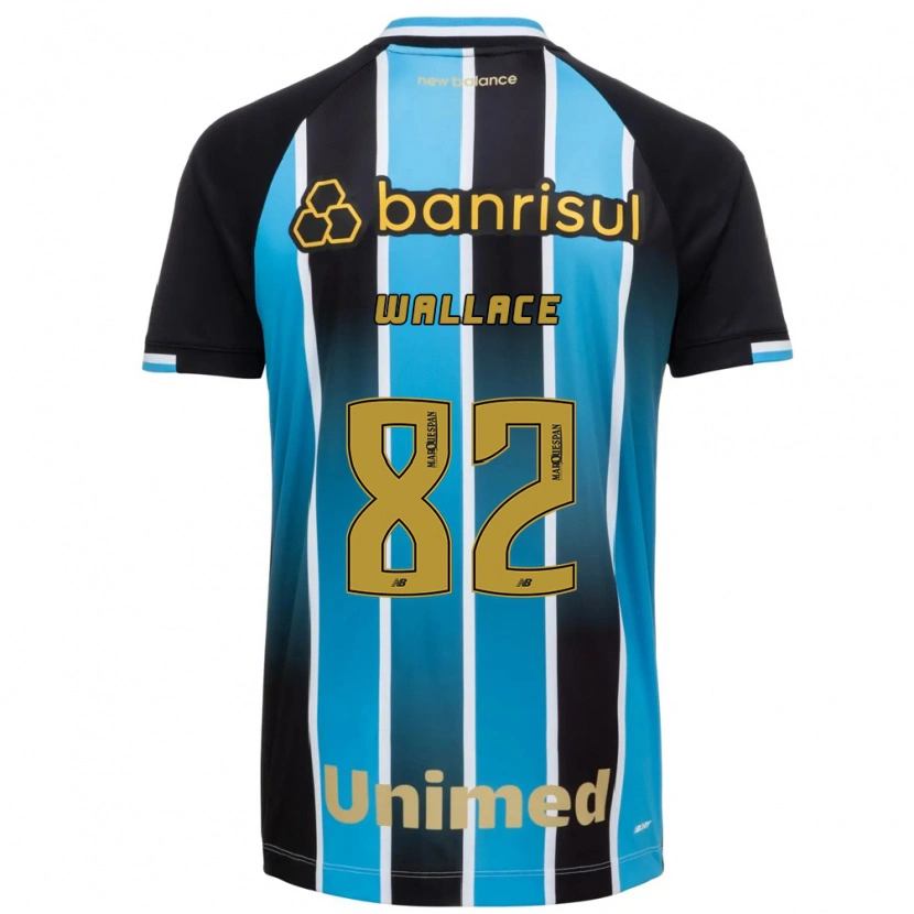 Danxen Uomo Maglia Wallace Gomes Da Silva Dos Santos #82 Blu Marrone Nero Kit Gara Home 2026/27 Maglietta