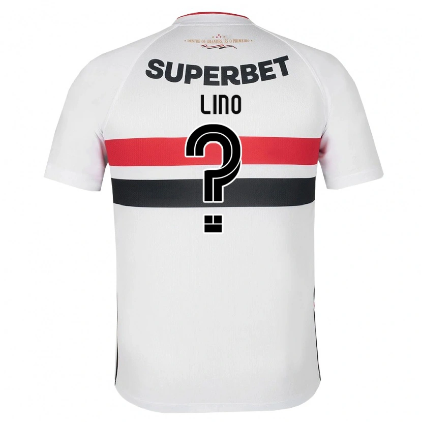 Danxen Uomo Maglia Guilherme Lino #0 Bianco Rosso Nero Kit Gara Home 2026/27 Maglietta