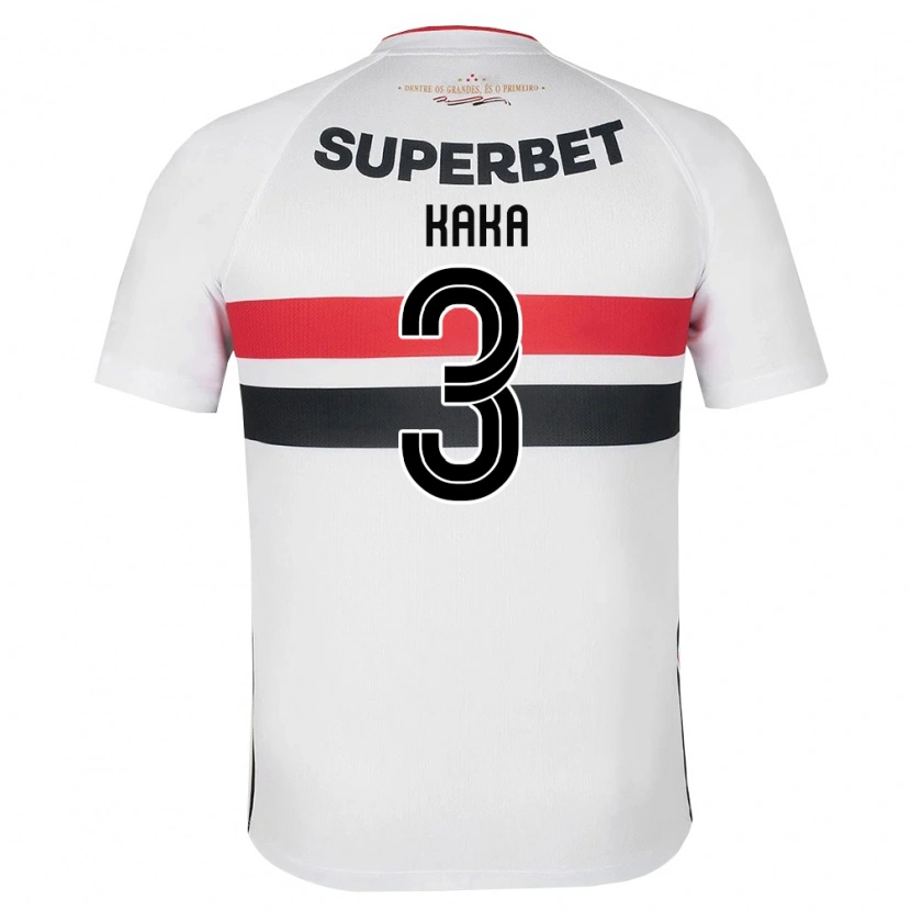 Danxen Uomo Maglia Kaka #3 Bianco Rosso Nero Kit Gara Home 2026/27 Maglietta