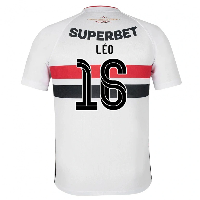 Danxen Uomo Maglia Leo #16 Bianco Rosso Nero Kit Gara Home 2026/27 Maglietta