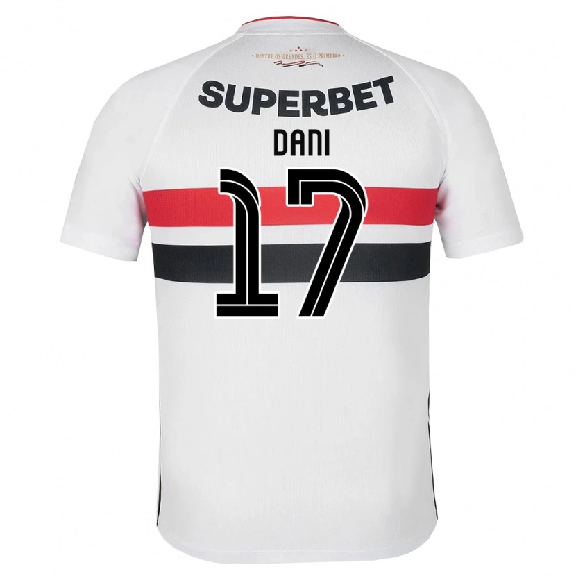 Danxen Uomo Maglia Dani #17 Bianco Rosso Nero Kit Gara Home 2026/27 Maglietta