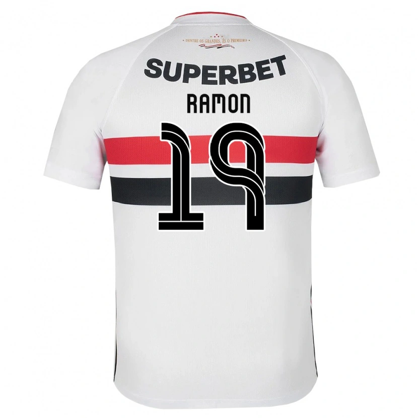 Danxen Uomo Maglia Lucas Ramon #19 Bianco Rosso Nero Kit Gara Home 2026/27 Maglietta