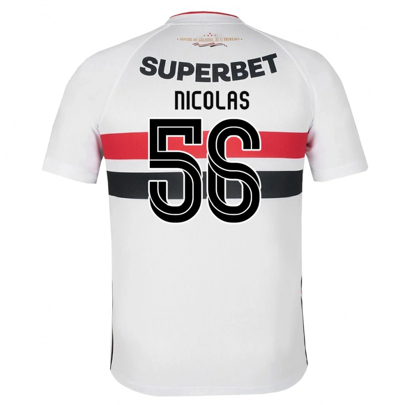 Danxen Uomo Maglia Nicolas Bosshardt #56 Bianco Rosso Nero Kit Gara Home 2026/27 Maglietta