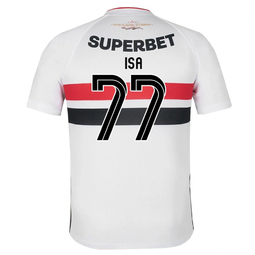 Danxen Uomo Maglia Isa #77 Bianco Rosso Nero Kit Gara Home 2026/27 Maglietta